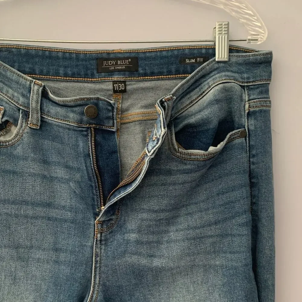 Judy Blue size 11 30 slim fit Women's regular wash Fit Denim Jeans